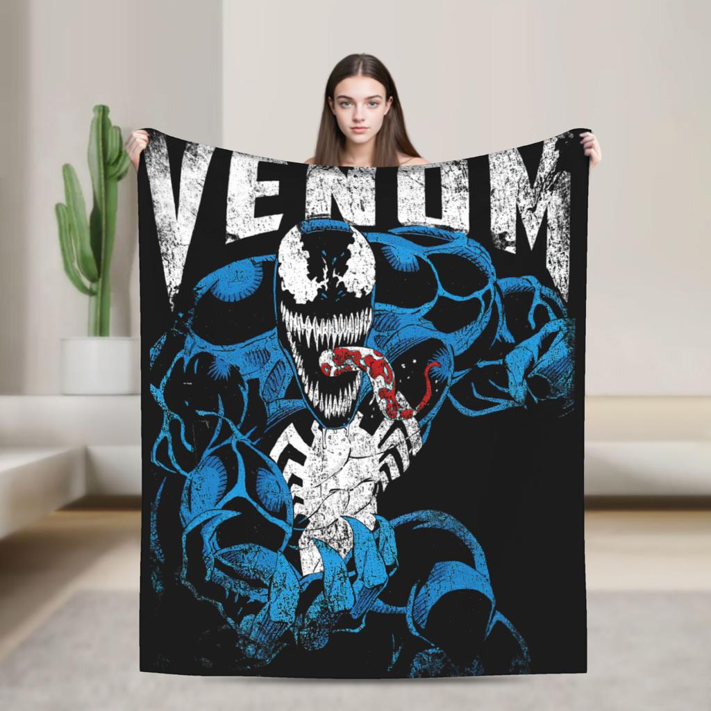Venom Blanket Plush Awesome Soft Throw Blanket for Coverlet Decoration