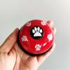 Pet Training Bell Dog Paw Print Bell Ringer for Potty Training and Communication