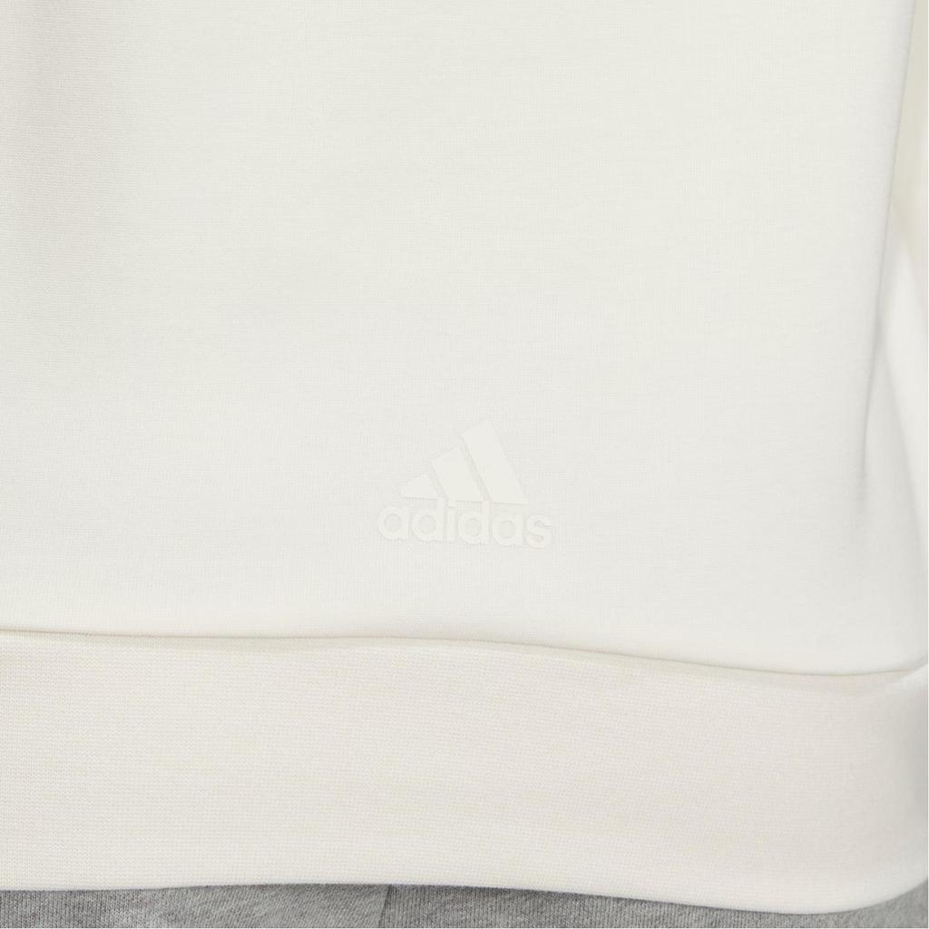 Adidas Mh Bos Hoodie With Logo Print Women Tops Pink White HM7070