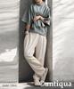antiqua Asymmetric Neck Dry One Size Gray Women's Top, 3/4 Sleeves, Touch, KYO-0027, 15,