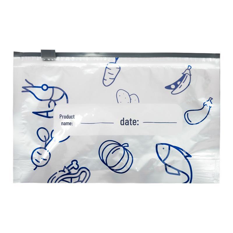 Aluminum Foil Fresh-Keeping Zipper Bag for Freezer and Refrigerator Storage