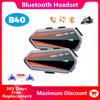 HENG JIANG B40 Motorcycle Helmet Bluetooth Headset Intercom 1000M IPX6 Waterproof 1600mAh V5.3 MP3 Mixing Stereo Noise Reduction