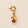18K Gold-Plated Skull Stainless Steel Pendant for DIY Fruit Snack Series – Women's Edition