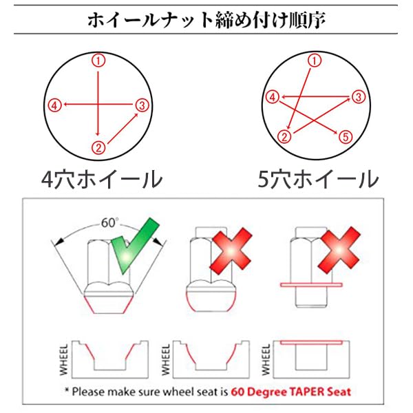 Wellvie Classy Steel Wheel M12 X Socket 24 Racing Chrome Long Lug for Toyota Caravan Custom Exterior Car Car Supplies Nuts, P1.25 Black, Included,