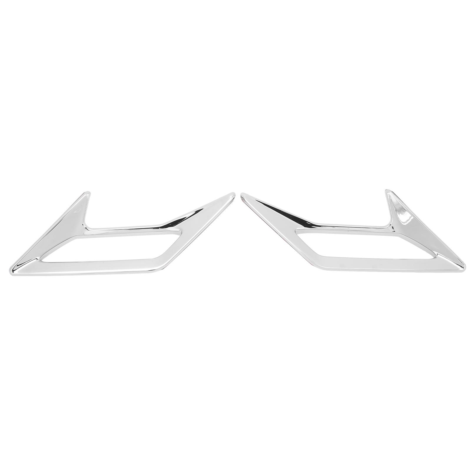 

2 шт. отделка воздухозаборника переднего мотоцикла ABS хром глянцевая замена для Gold Wing GL 1800