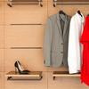 1Pcs Stainless Steel Pipe Bracket 19/22/25mm Wardrobe Hanger  for Clothes Pole Curtain Rod