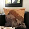 Tears on a Withered Flower Square  Pillow Case Square Double-Sided Sofa Cushion Cover Bedroom Bedside Pillow