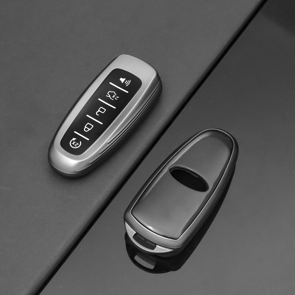 

5 Buttons Tpu Remote Car Key Case Cover Fob For Ford Explorer Edge Escape Flex Taurus 2011 2012 2013 2014 Smart Key