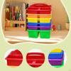 6 Pieces Classroom Storage Boxes Sundries Organizer Multipurpose Bins for Markers