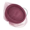 Pălării Fascinator pentru Femei Pălărie Vintage Anii 60 Lână Pălărie Stewardesă Pillbox Pălărie Bază Fascinator Cocktail Lacrimă