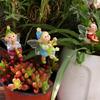 Harz Musikfee Figur Bunte Feen am Stiel Garten Miniatur Dekoration