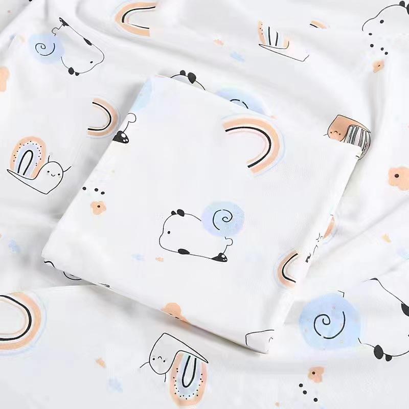 Class A Pure Cotton Newborn Swaddle Blanket – Soft, Thin, Skin-Friendly, All-Season Wrap