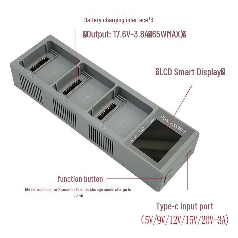 DJI Mavic 3 Digital Charging Hub CN plug (adapter included)