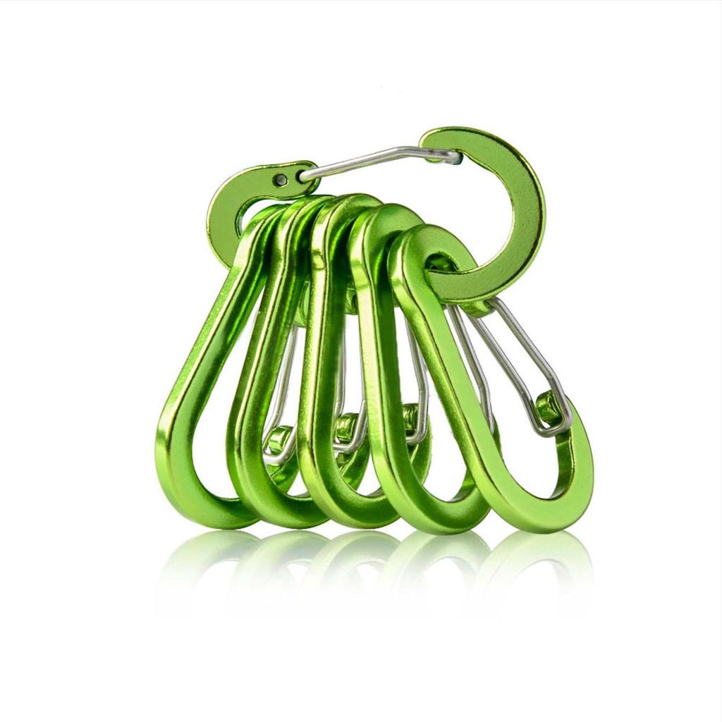 Gourd-Shaped Aluminum Alloy Carabiner Snap Hook for Outdoor Camping
