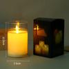 LED Electronic Flameless Candles Light Flickering Wick 3D Effect Flickering Candle Battery Powered Home Festival Party Decoratio