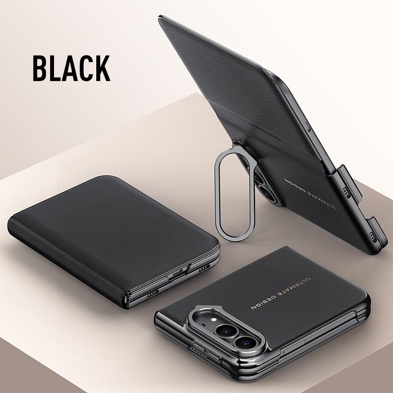 Per iPhone Duo Case Lussuosa Pelle Opaca Amica della Pelle Magnetica Flip Cover Staffa Obiettivo Custodia Protettiva Antiurto Accessori