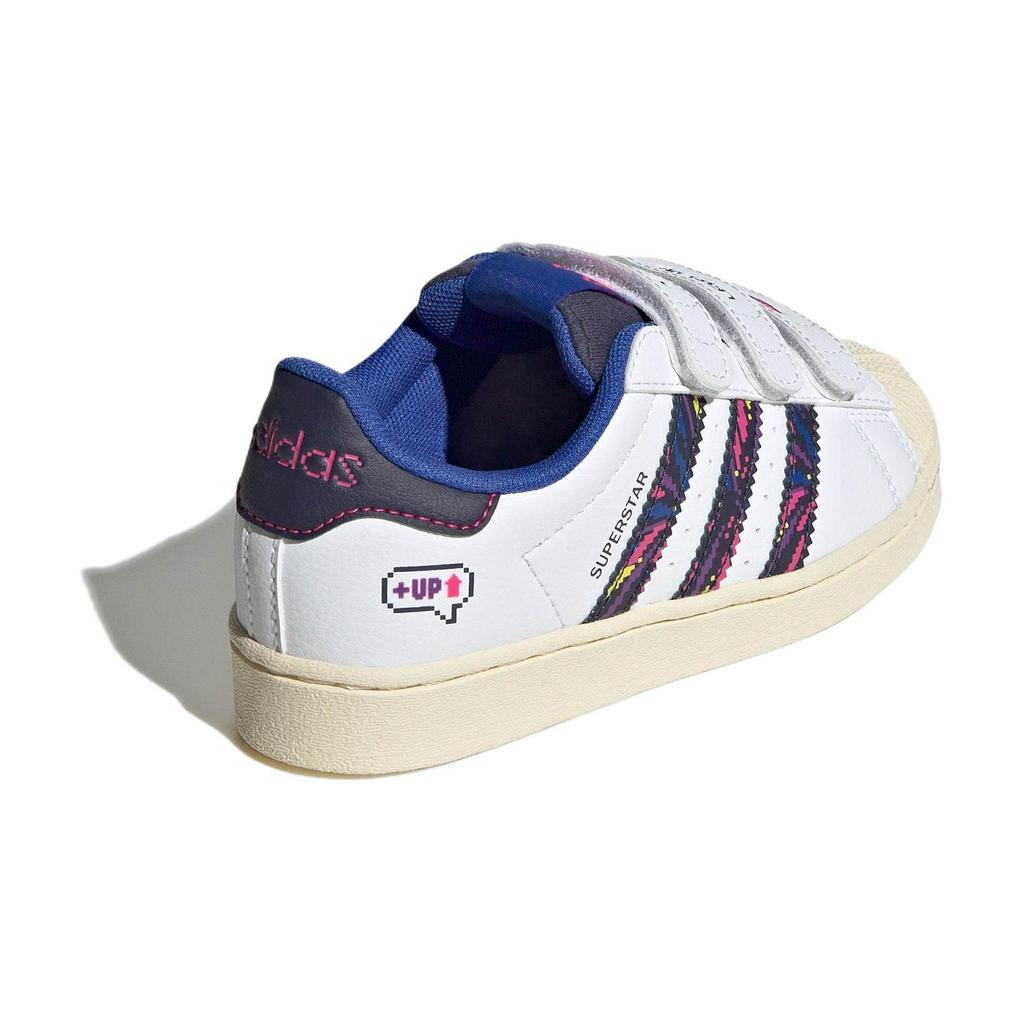 Adidas Originals SUPERSTAR COMFORT CLOSURE Low top Kids' Skateboarding Shoes White Blue Kids' IF4318