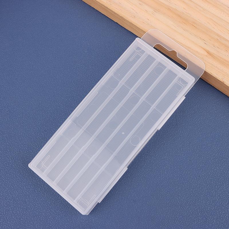 1Pc 5/10 Hole Transparent Packaging Case Plastic Twist Drill Empty Box Storage Box Toolbox Tool Accessories Drill Bit