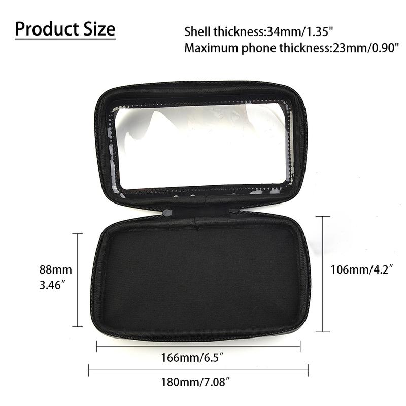 Mount Kit Handlebar Holder Anti Shock Set ATV Bike Black Case For Mobile Phone GPS Motorcycle Mount Accessories