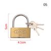 1 STK kobberlås med 3 nøkler bagasjekoffert Reisekoffert Hengelås skapkasse forsyning Mini skap Hjemmeforbedringsmaskinvare