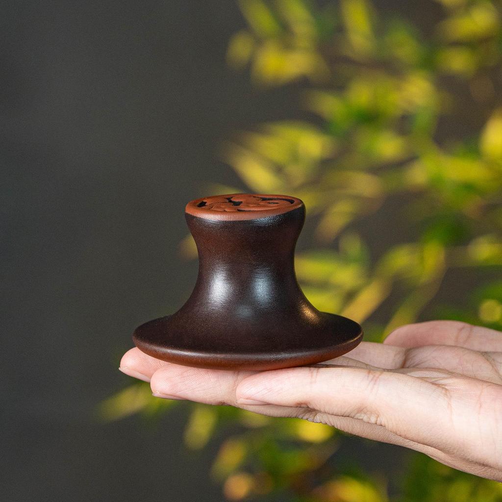 Creative Purple Sand Handmade Pot Lid Holder for Kung Fu Tea Ceremony