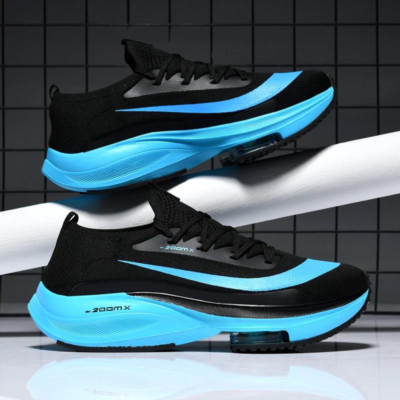 New 2024 Men Running Shoes Breathable Outdoor Sports Shoes Lightweight Sneakers for Men Comfortable Athletic Training Footwear
