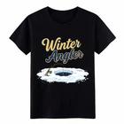 Vintage Winter Angler Ice Fishing T-Shirt, Outdoor Angler Adventure Tee XL
