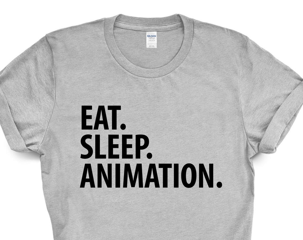 Eat Sleep Animation T-Shirt: Soft Cotton Animator Gift