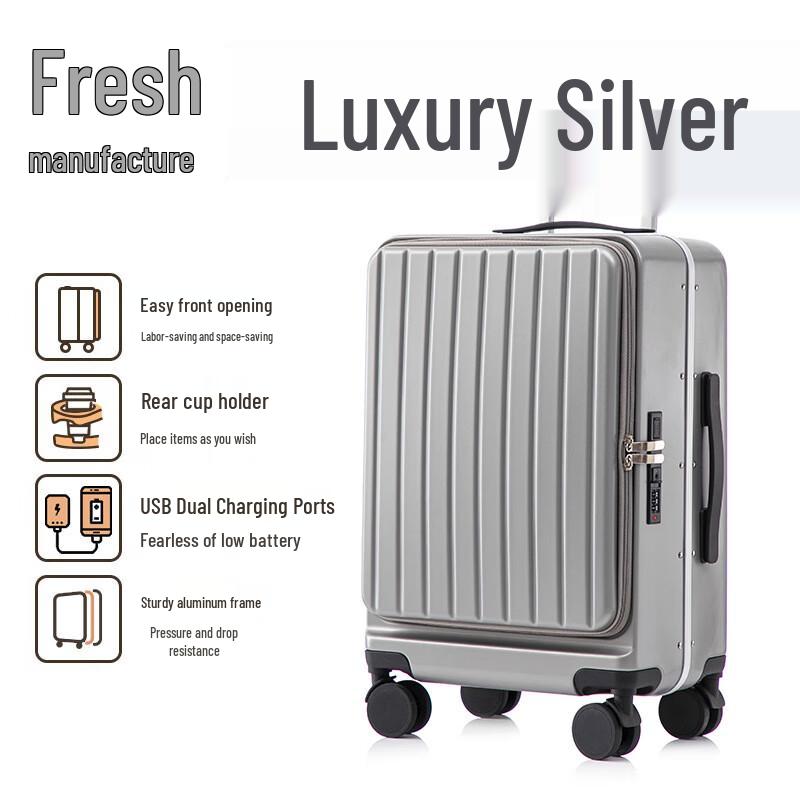 Xiaoyan Front-Opening Hardside Luggage 26 Inch