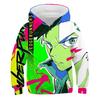 Cyberpunk Cyberpunk, Edge Walker Children's Hooded Sweater 3D Digital Printing Children's Jacket Men
