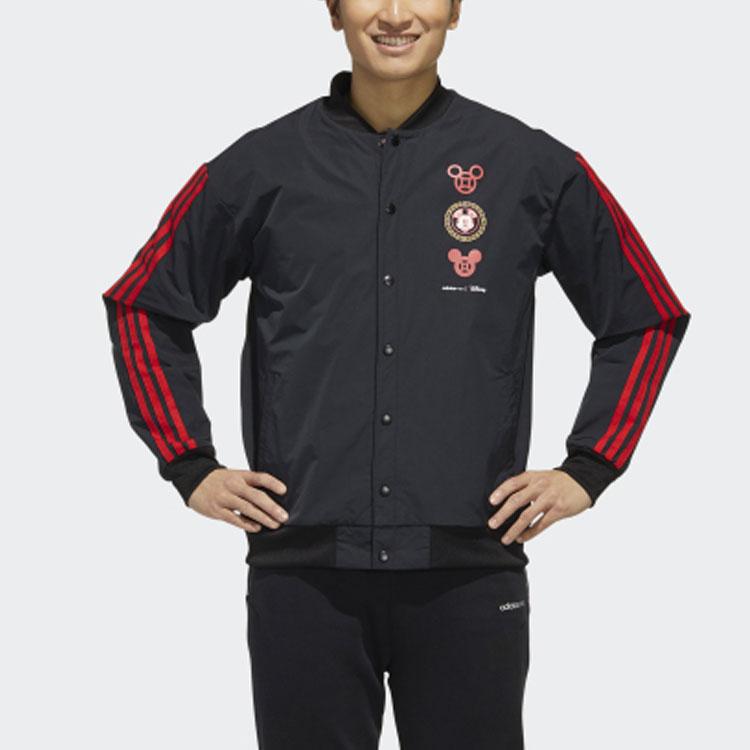 adidas Neo X Disney CNY Series Mickey Pilot Jacket Men Outerwear Black GE7764