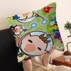 P-PikminS Stitch Lucky Dragon Pillow Cover Sofa Cushion Cover Home Room Decoration Children Gift