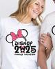 Disney Castle Family Vacation 2025 Shirts Family Matching Outfits Oversized Couple Clothing Women's T-shirt Y2k Clothes Tees Top