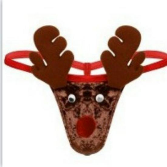 Herren Rentier Kostüm Dessous - Halloween & Weihnachten Erotische Partybekleidung