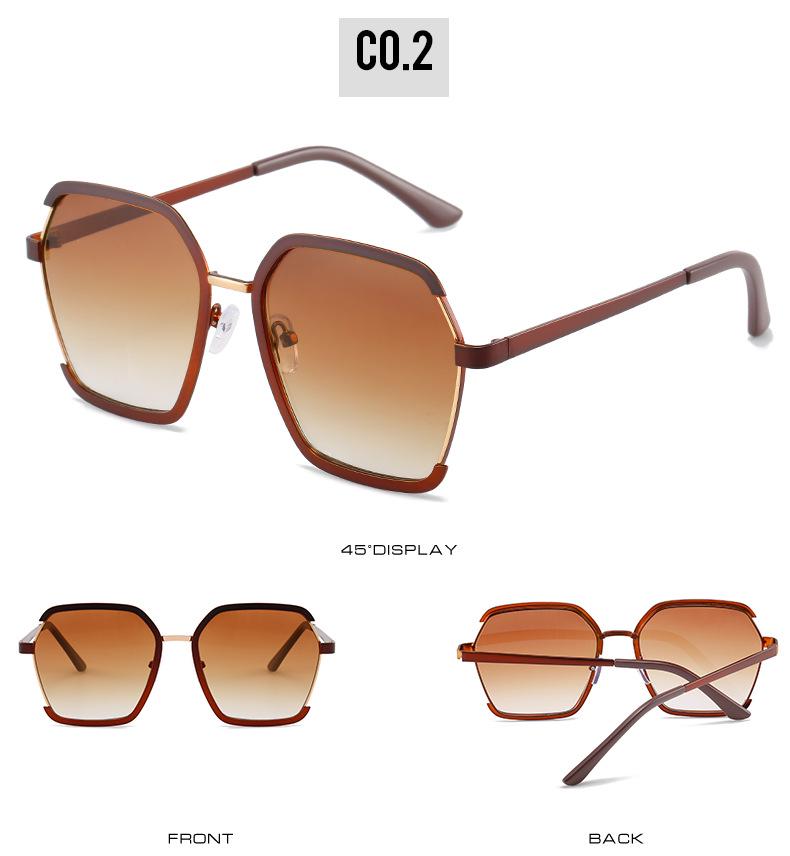 Damen Zweifarbige Sonnenbrille mit Farbverlauf - Winter 2021 Kollektion