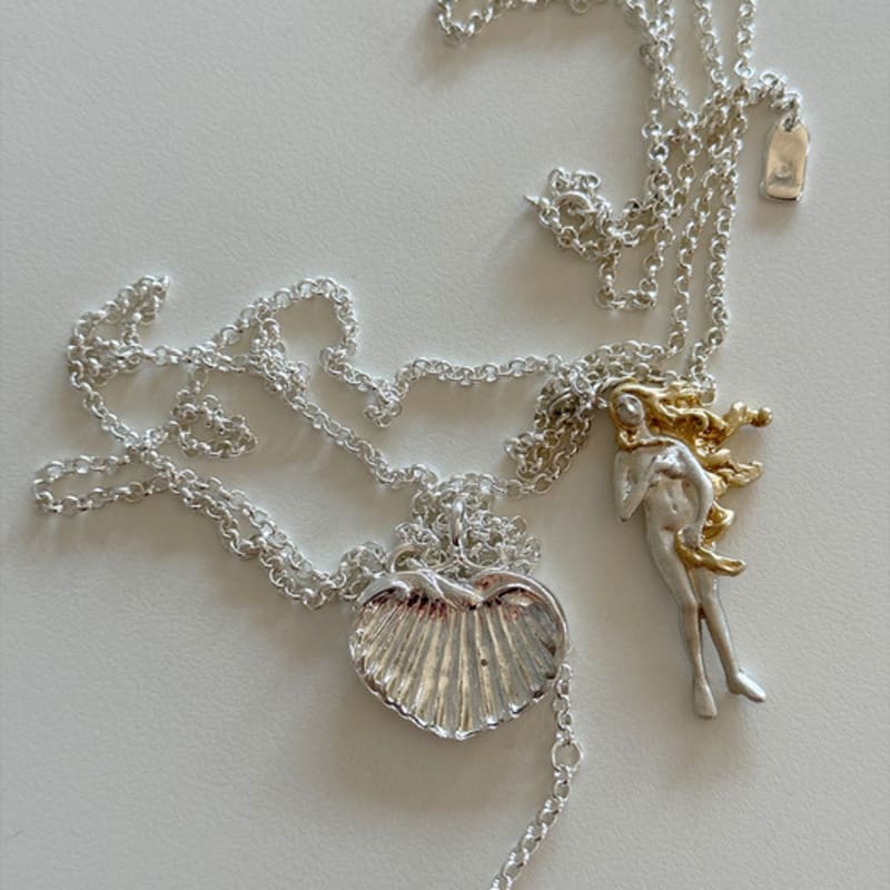 Salgat Heart Shell Necklace