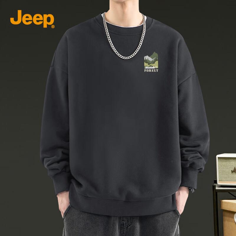 

JEEP Men s Heavyweight Crewneck Sweatshirt 3XL