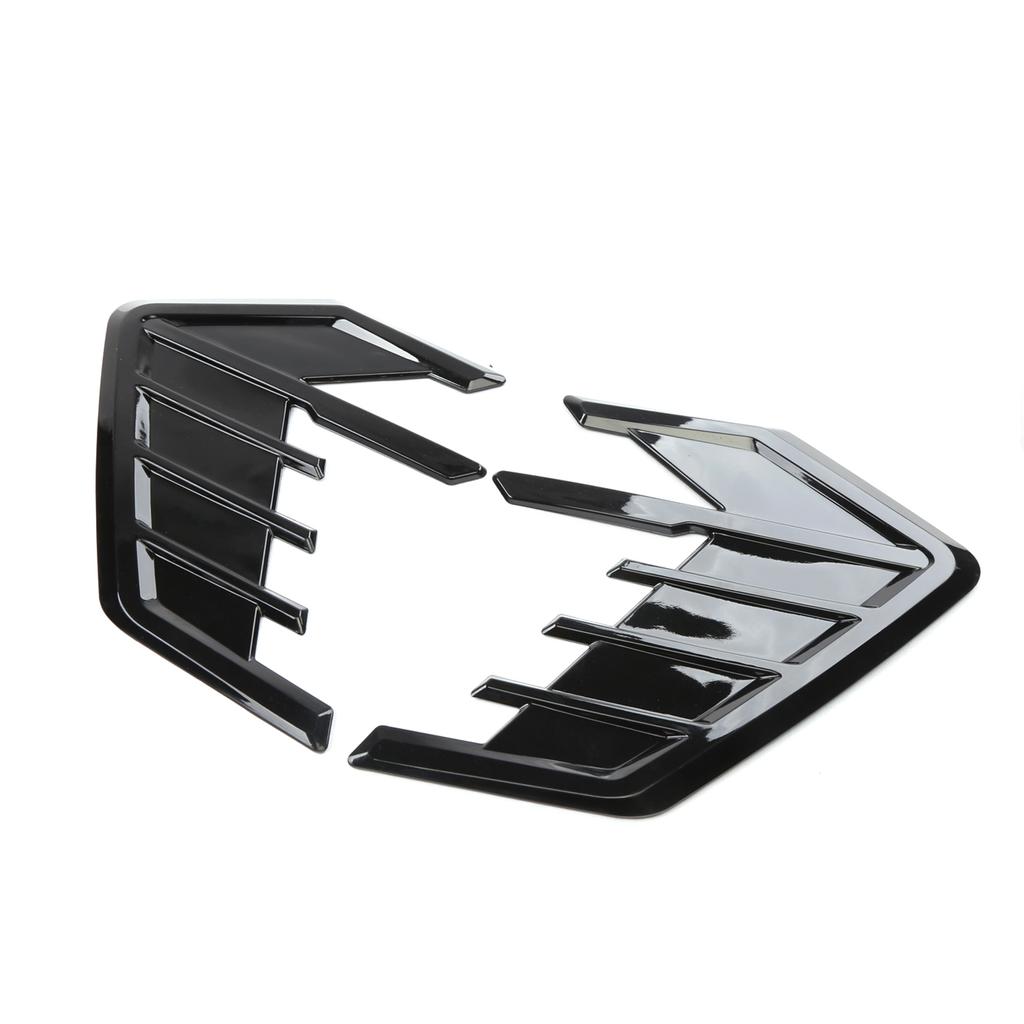 Universal 2pcs Car Fender Side Vents Decor Air Flow Intake Hole Grille Spoiler DIY Style Car Air Flow Intake Vent Hood