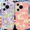Für Huawei Pura 70 Hülle Niedliche Cartoon Bemalte Abdeckung Klare Silikon Handyhülle Für Huawei Pura 70 Pro Plus Pura70 Pro + Weiche Hülle