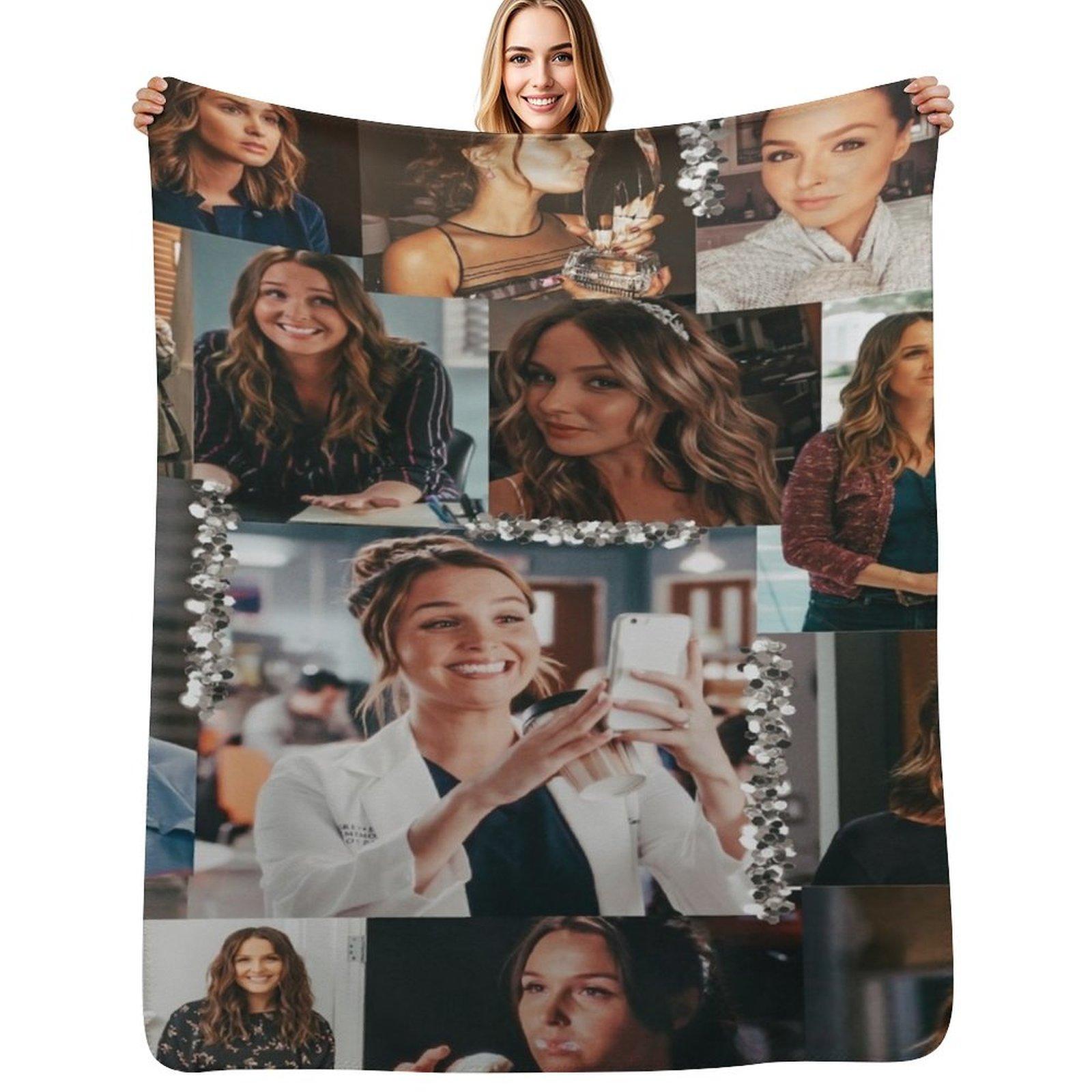 jo wilson collage :) Throw Blanket Decorative Soft Throw Blanket for Couch Sofa Size: 75*100cm, Weight: 230 GSM