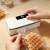 Mini Bag Sealer, Rechargeable Sealer Machine with LED Power Display, 8 Gear Adjustable Portable Bag Sealer Heat Sealer and Cutter, Bag Resealer for