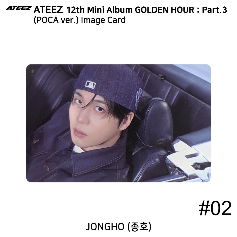ATEEZ 12th Mini Golden Hour Part.3 POCA Ver. Official Photocard QR Image Card