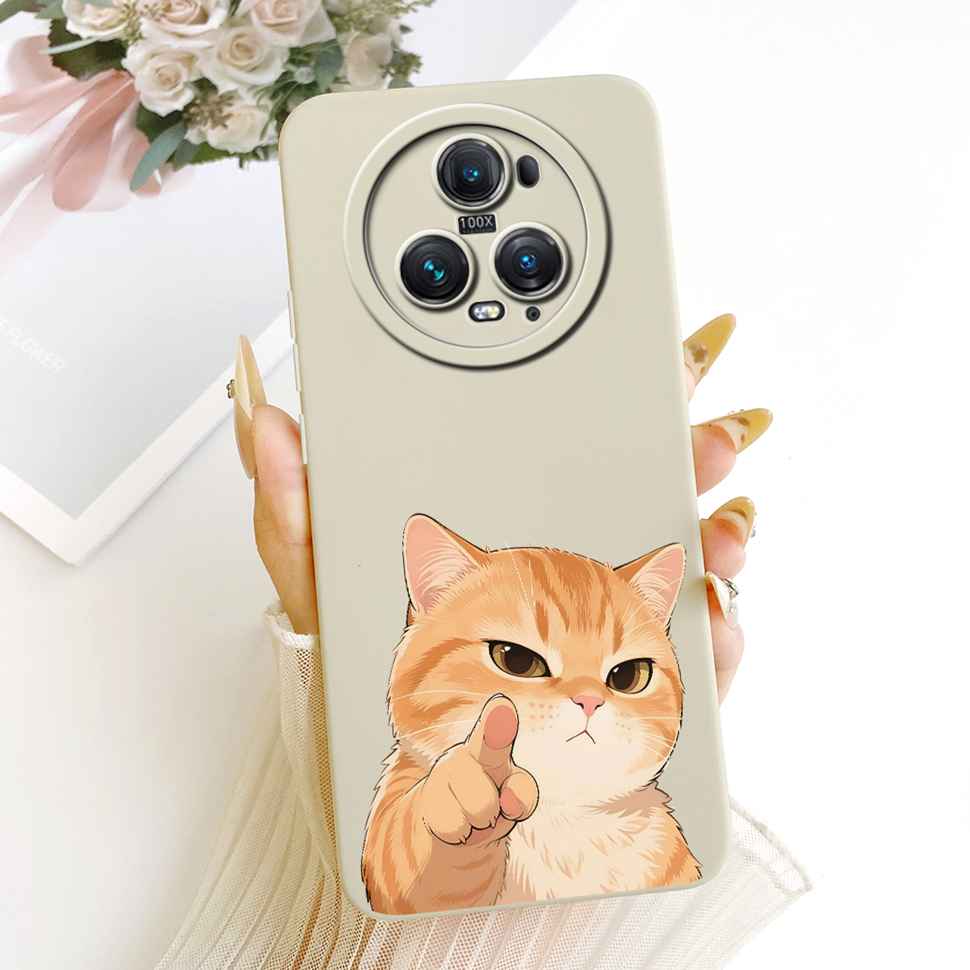 For Honor Magic5 Pro 5G Case Cute Simple Style Silicone Back Cover For Honor magic5 Pro PGT-AN10 PGT-N19 Phone Casing Bumper
