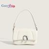 Cozy Up Handheld Steamed Rolls Bag Delicate Small People Shoulder Bag Lingge Underarm Bag Female