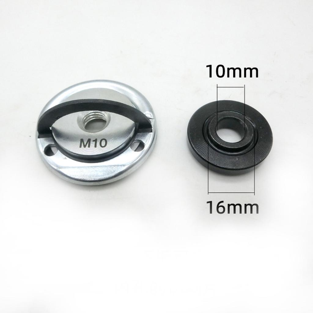 For M10 Quick Release Self-Locking Grinder Pressing Plate Angle Grinder Flange Nut Set Power Tool Accessories