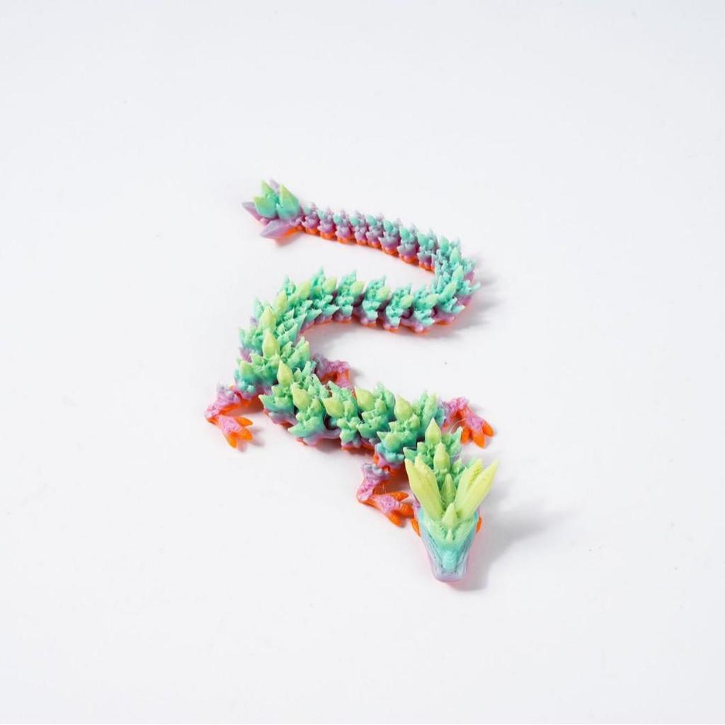 3D Printed Chinese Dragon Egg Ornament Toy Figurine Gift Craft