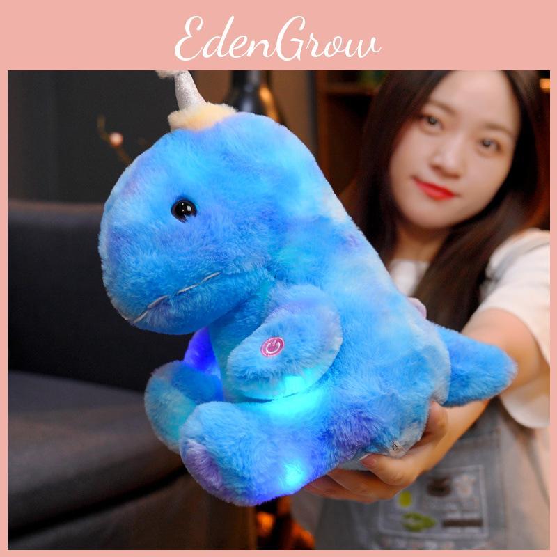 Cartoon Glowing Dinosaur Plush Toy Cute Doll Sleeping Birthday Gift Valentine