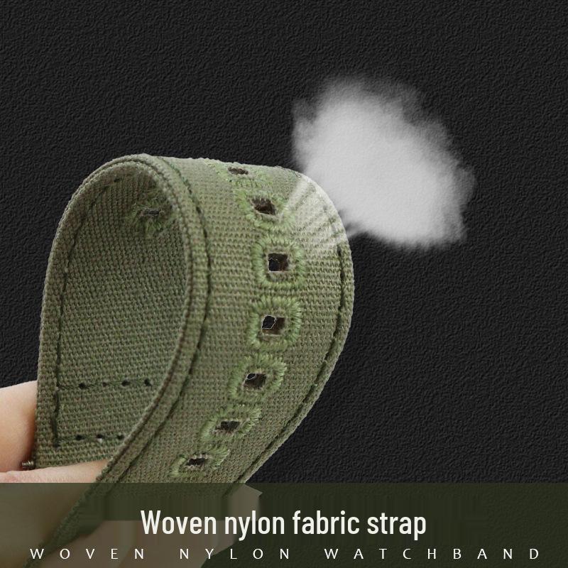 Curea de ceas 61S din pânză de bumbac pur pentru CASIO G-SHOCK GA110/100DW-5600