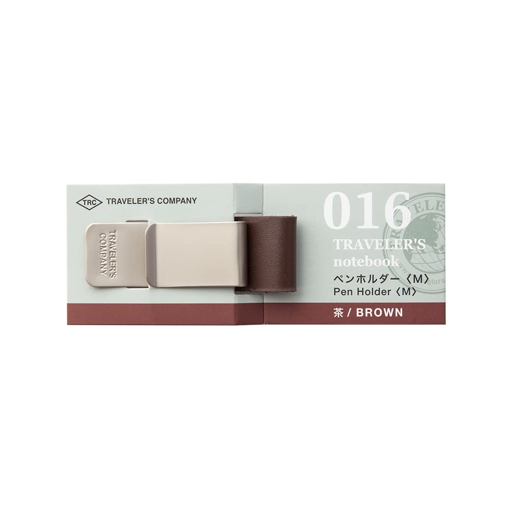 

DESIGNPHIL MIDORI Notebook Pen 14299006 Traveler s Holder, Brown, 016,