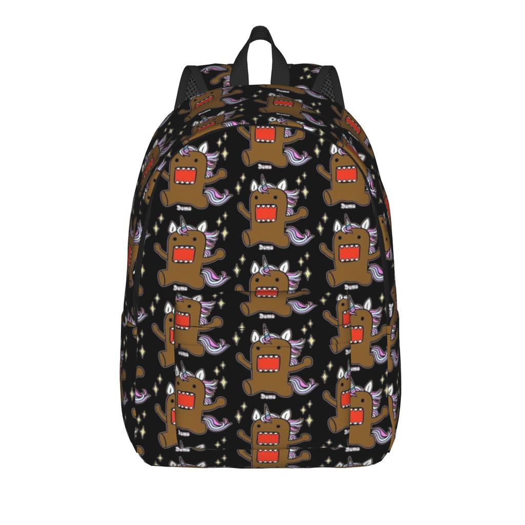 Zaino per Adolescenti Domo Kun Meme Resistente per Studenti Escursionismo Viaggio Zainetto Bambola Anime per Uomini Donne Borse in Tela per Laptop